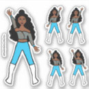 Search for turquoise and brown stickers Aqua