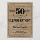 Search for rustic 50th birthday invitations Cheers to 50 years