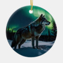 Search for timber wolf christmas tree decorations Wild animals