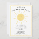 Search for you are my sunshine birthday invitations Watercolor