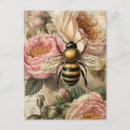 Search for bee collage postcards Flowers