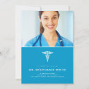 Search for med school graduation invitations Caduceus
