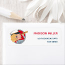 Search for pool party return address labels Girl