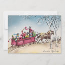 Search for horse and sleigh christmas cards Vintage