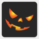 Search for scary pumpkin face stickers Creepy