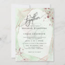Search for blush and mint wedding invitations Geometric