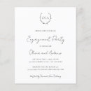Search for budget engagement party invitations Elegant