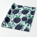 Search for blackberry wrapping paper Blue