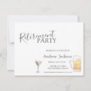 Search for retirement wedding invitations Watercolor