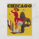 Search for vintage chicago postcards Illustration