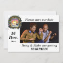 Search for winter wonderland save the dates Modern