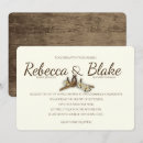 Search for western rope invitations Barn wood