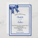 Search for royal blue and silver wedding invitations Bow