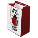 Search for funny gift bags Red