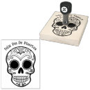 Search for sugar skull rubber stamps Dia de los muertos