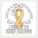 Search for childhood cancer stickers Gold
