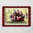 Search for flannel christmas cards Red buffalo plaid
