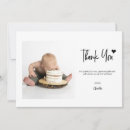 Search for 1st birthday thank you postcards Modern
