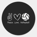 Search for love volleyball stickers Player