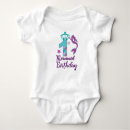 Search for mermaid 1st birthday baby clothes Baby girl