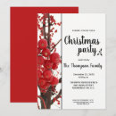 Search for berry christmas invitations Red