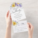 Search for purple and yellow wedding invitations Rustic