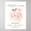 Search for bridal brunch welcome signs Pink