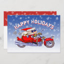 Search for funny biker cards Santa claus