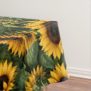 Search for the sunflower tablecloths Yellow