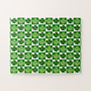 Search for four leaf clover puzzles Irish