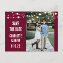 Search for burlap save date postcards Rustic