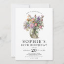 Search for pretty 1st birthday invitations Floral