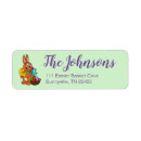 Search for easter egg hunt return address labels Bunny