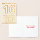 Search for 16 year old birthday cards Sixteen years old