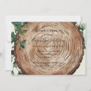 Search for rustic wood slice invite wedding invitations Greenery