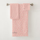Search for pink heart bath towels Stylish