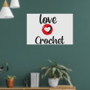 Search for crochet posters Craft room