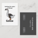 Search for goose business cards Funny