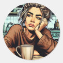 Search for tired stickers Coffee