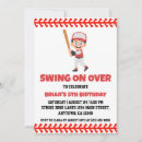 Search for sports birthday invitations Swing on over