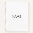 Search for minimalist notebooks Black and white