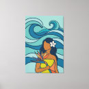 Search for retro flowers canvas prints Colourful