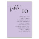 Search for seating charts wedding table cards Purple