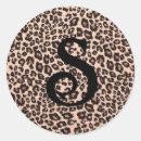 Search for leopard print monogram stickers Animal
