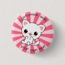 Search for pink cat badges Kitten