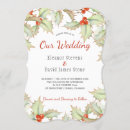 Search for red berries wedding invitations Modern