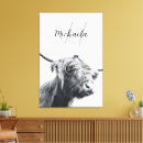 Search for black and white cow canvas prints Animal