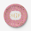 Search for pink graduation plates Gold
