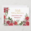 Search for winter wedding anniversary invitations 50th