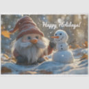 Search for gnomes tissue paper Snow
